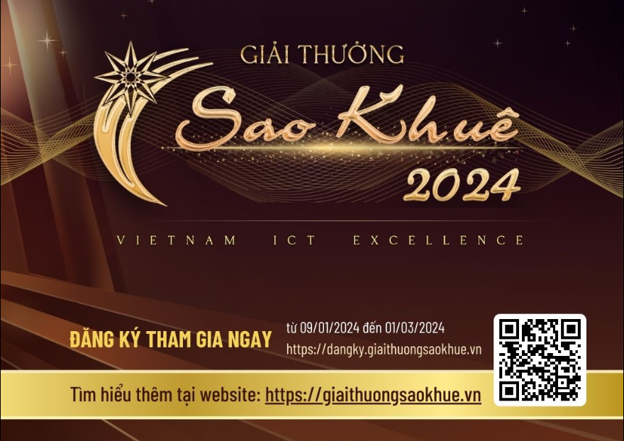 Thông báo Đăng ký tham dự Giải thưởng Sao Khuê